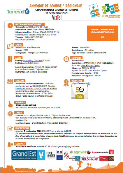 20220911 - Annonce Course CGE Sprint Vittel